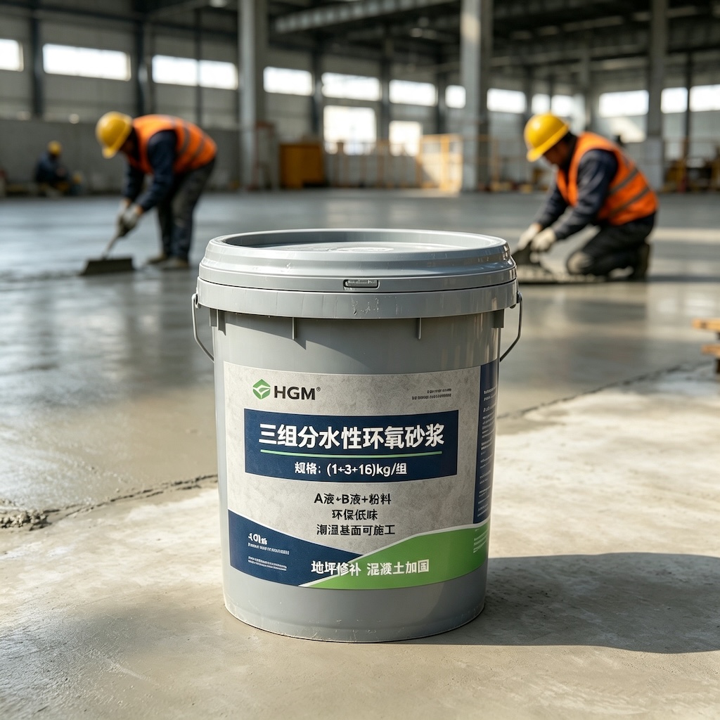 鲁甸三组份水性环氧砂浆